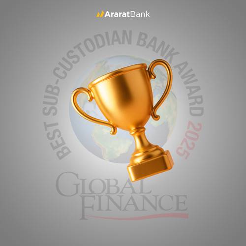"Best Sub-Custodian Bank 2025 in Armenia" by Global Finance Magazine