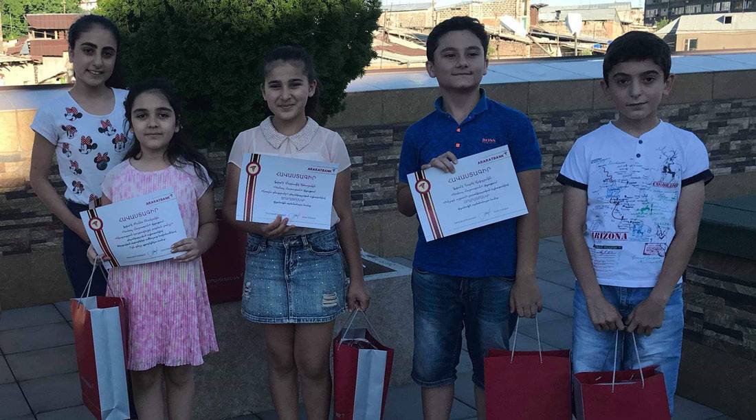 Green Armenia Facebook competition winners got awarded