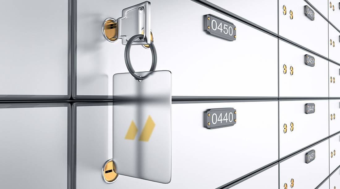 A special offer of personal safe deposit boxes at a discount of up to 30%