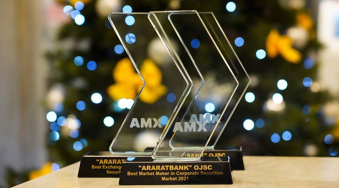 ARARATBANK has been announced the best in 3 nominations by Armenia Securities Exchange