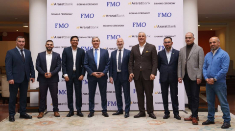 ԱրարատԲանկն ու FMO-ն ընդլայնում են համագործակցությունը 25 մլն ԱՄՆ դոլարի վարկային պայմանագրով