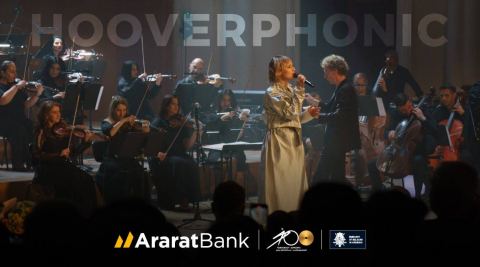 Hooverphonic-ի առաջին համերգը Երևանում. ԱրարատԲանկի հովանավորությամբ՝ Ֆիլհարմոնիկի 100-ամյակի շրջանակում
